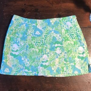 Lilly Pulitzer Skirt / Skort - “It’s a Zoo” print